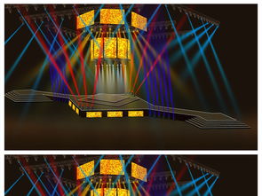 創意舞臺燈光效果圖設計指南與素材資源